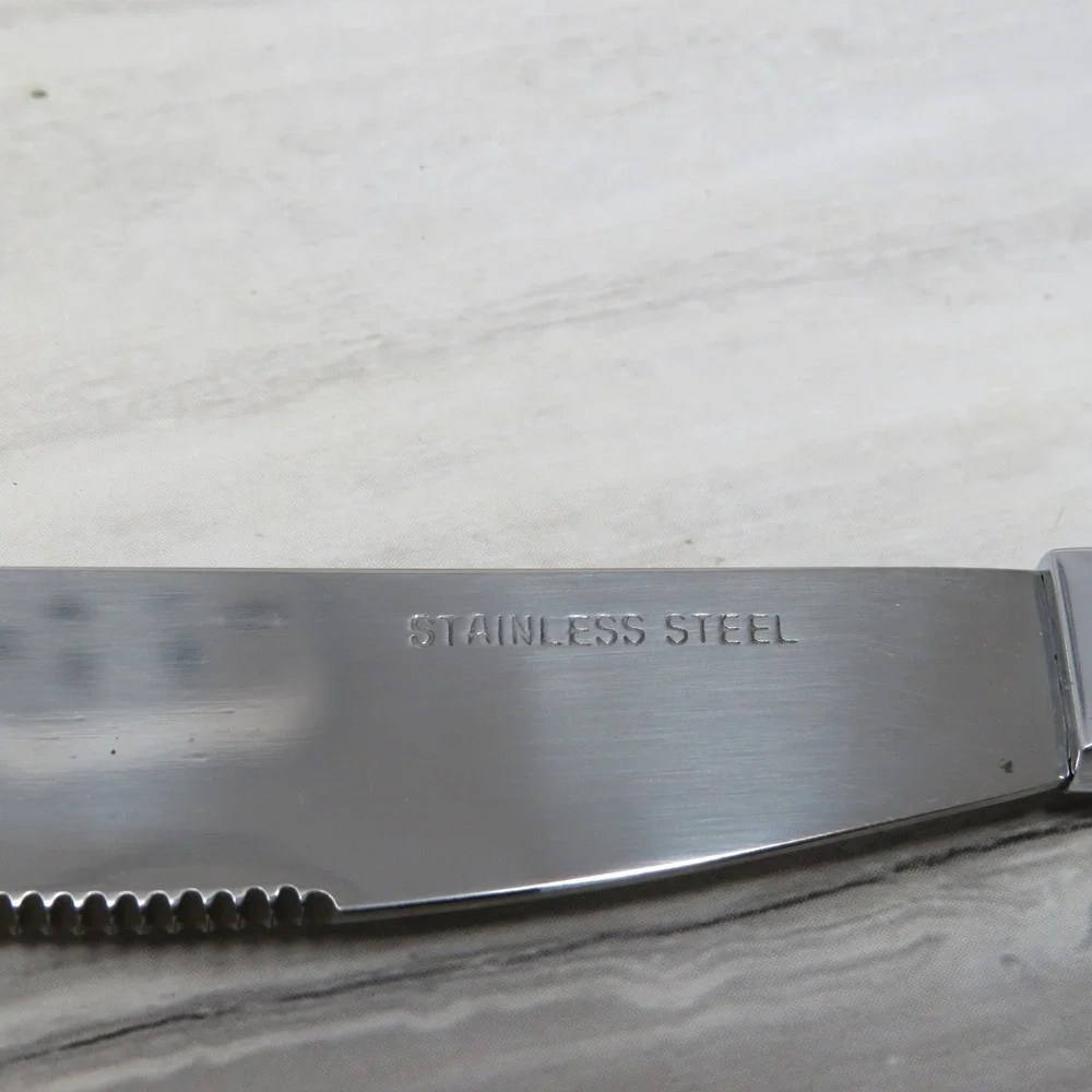 18 Pcs Stanley Roberts CITY LIGHTS Clear SILVERWARE Prism FORK Knife SPOON‎